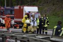 VU Gefahrgut LKW umgestuerzt A 4 Rich Koeln Hoehe AS Gummersbach P171